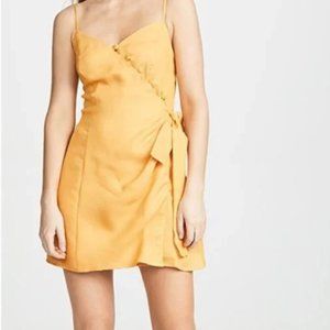 NWT Anthropologie Moon River Button Wrap Dress M